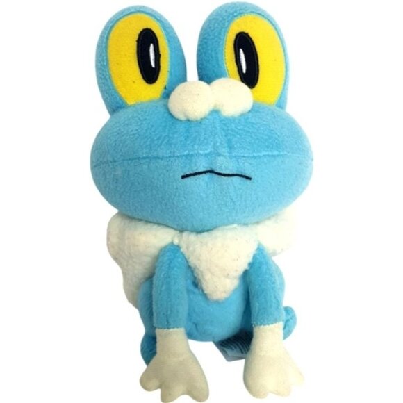 Tomy Pokemon Froakie Plush Toy 8" Blue & White Soft Collectible 2015 - Picture 1 of 9